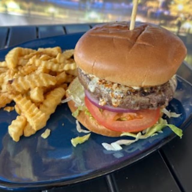 Black & Blue Burger.