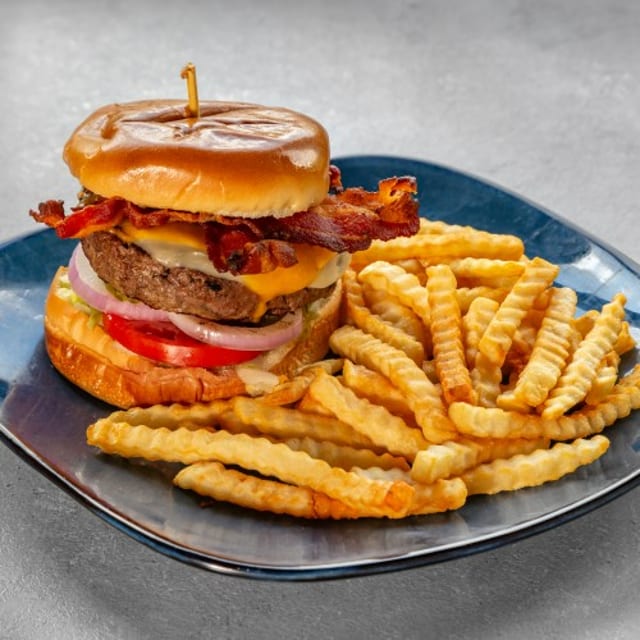 Bacon Cheese Burger.